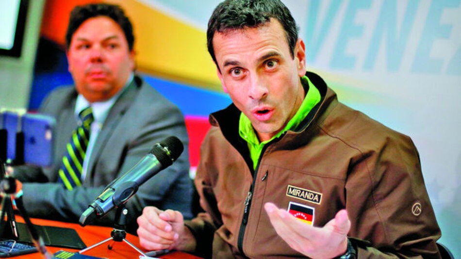 Maduro saca del camino a Capriles