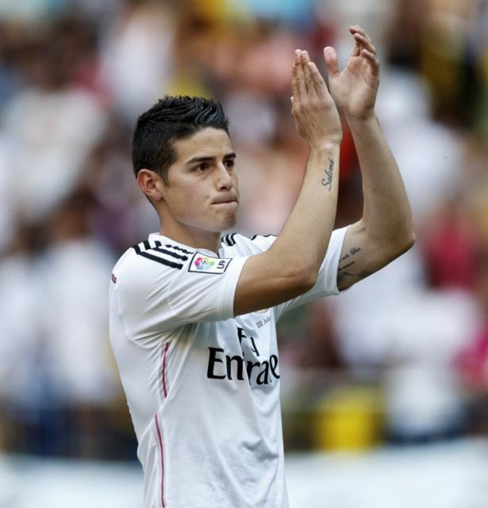 James desea que Falcao entre al Real Madrid