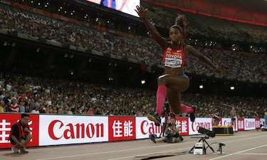 Colombiana Caterine Ibargüen conquista Beijing y suma otro título mundial