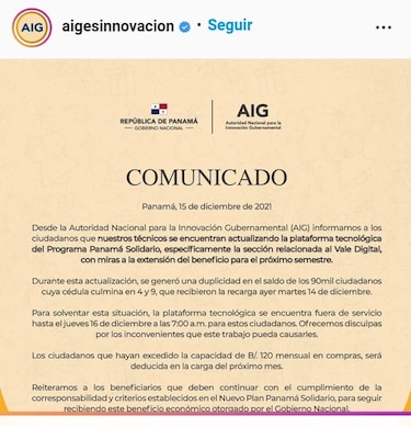 Plataforma del vale digital está fuera de servicio; duplican por error pago a 90 mil beneficiarios