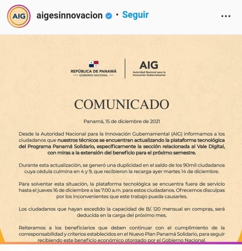 Plataforma del vale digital está fuera de servicio; duplican por error pago a 90 mil beneficiarios