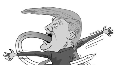 A Trump lo derrota su carácter