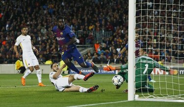 Barcelona golea 4-1 al Roma y acaricia las semifinales