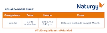 Trabajos de mantenimiento en la red eléctrica del 10 al 16 de noviembre 2025