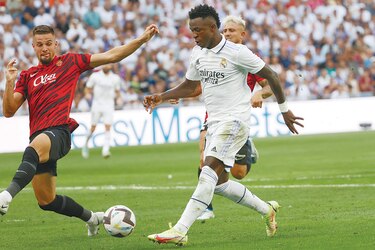 El Real Madrid impone su ley al golear al Mallorca con los brasileños como figuras