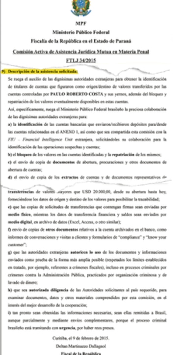 Fiscales de Brasil señalan que Panamá se resiste a cumplir