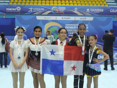 La Selección del Club Loops Panamá deja su huella en el Panamericano de Patinaje Artístico 2022