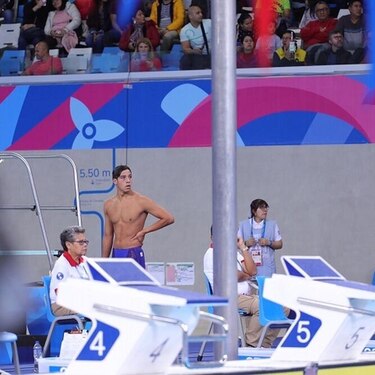 El nadador panameño Tyler Christianson clasifica a la final
