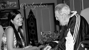 Hija de Hugo Chávez sostiene un encuentro "mágico" con Fidel Castro en Cuba