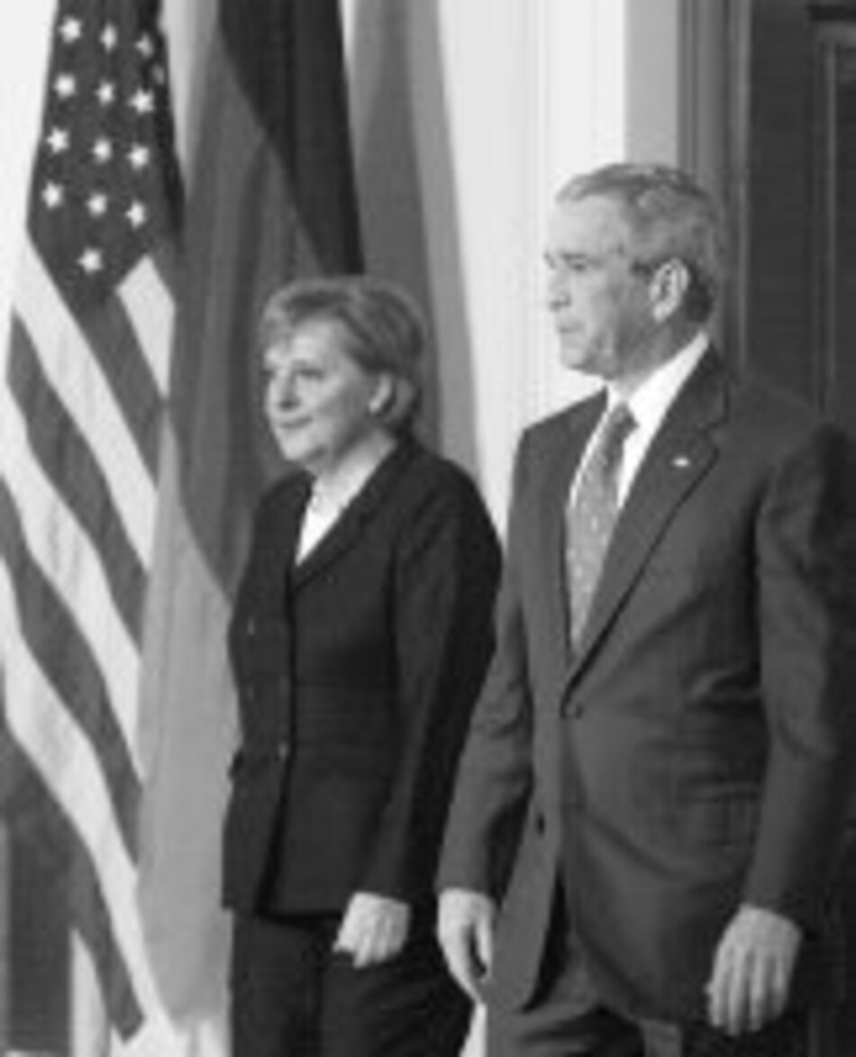 Merkel y Bush trabajarán por el medio ambiente