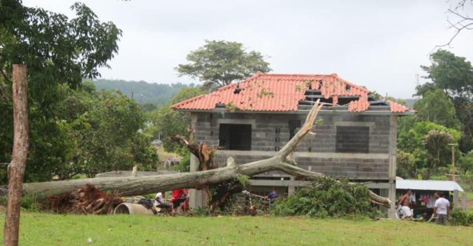 Mal temporal causa daños en La Chorrera