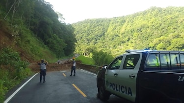 Deslizamientos en Chiriquí: logran despejar las vías tras intensas lluvias
