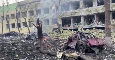 ONU afirma que hospital pediátrico de Mariúpol es el tercero destruido en Ucrania