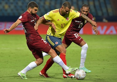 Colombia se desvaneció ante una Venezuela que saboreó un empate sin goles