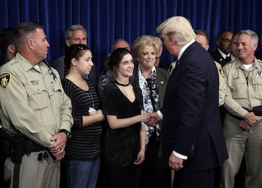 Donald Trump elogia la 'valentía' de Las Vegas tras masacre