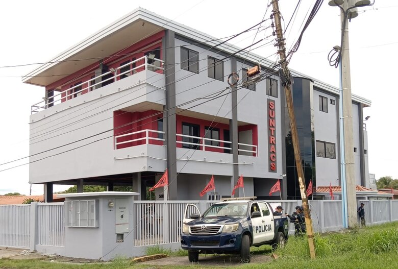 Fiscalía allana sede del Suntracs en Chiriquí