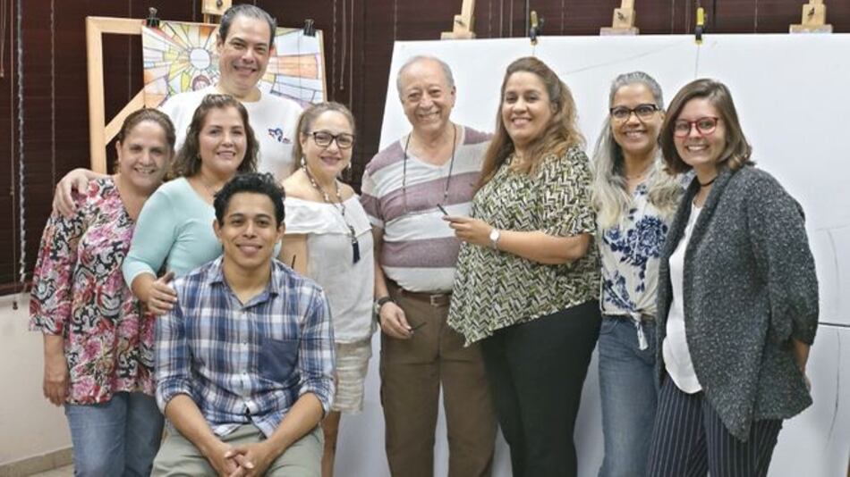 Mural alusivo de la JMJ empieza a tomar forma