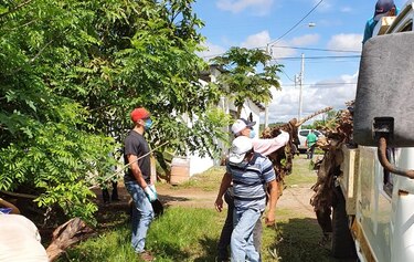 Jornada de limpieza en Tablas Abajo por alta incidencia de casos de dengue