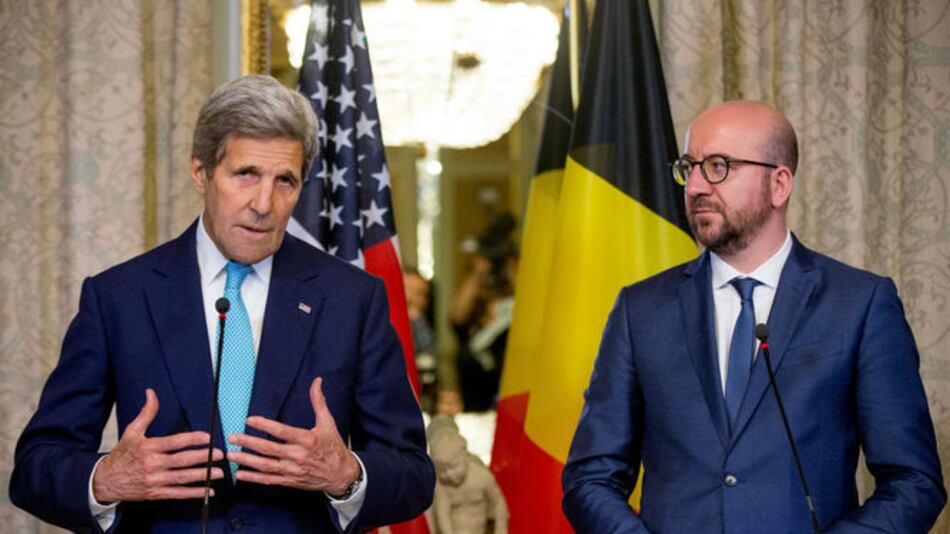 John Kerry llega a Bruselas entre críticas al gobierno belga