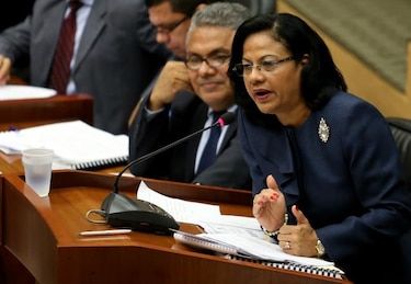 Contralora en la Asamblea: 'no puedo dar respuesta', 'hago lo que me dice la ley'