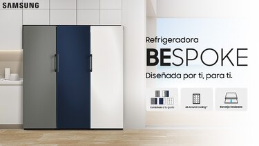 Sorpréndete con la nueva refrigeradora BESPOKE de Samsung: diseñada por ti, para ti.