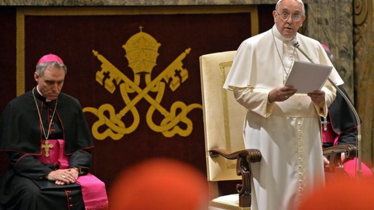 Papa Francisco: La Curia sufre 'alzheimer espiritual'