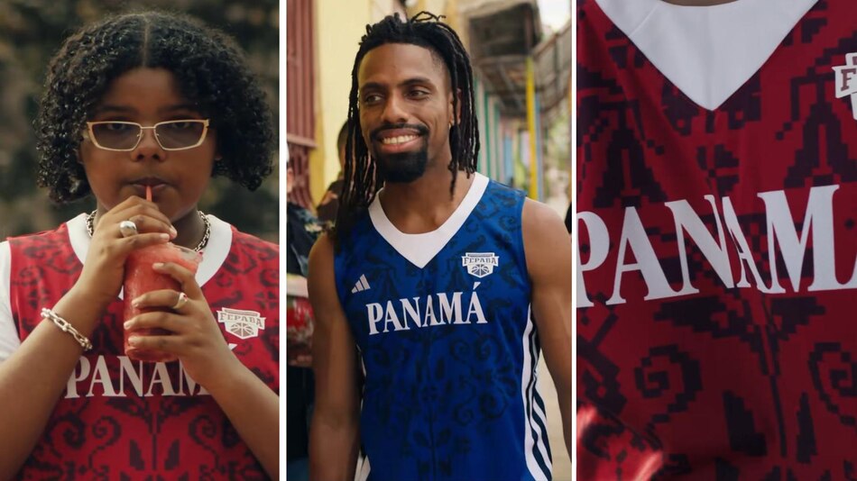 Así son las nuevas camisetas adidas de la Selección de Baloncesto de Panamá
