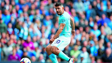 Récord para Agüero en la goleada del City sobre Liverpool