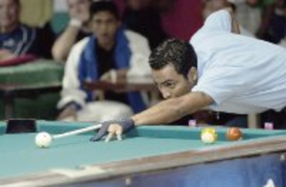 Una gran exhibición de billar