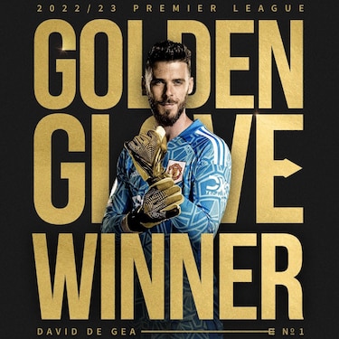 David de Gea gana el segundo Guante de Oro de su carrera