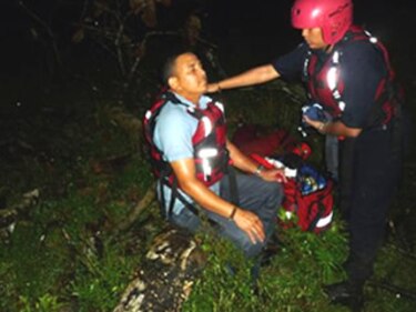Sinaproc rescata a dos personas en el río Cochea