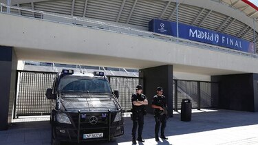 Mucha seguridad para la final de la Champions