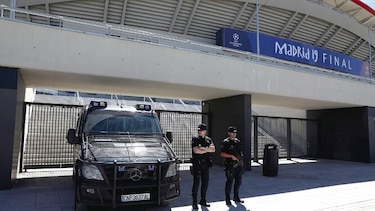 Mucha seguridad para la final de la Champions