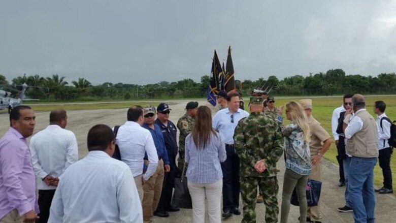 Se inicia el encuentro Panamá-Colombia sobre seguridad binacional