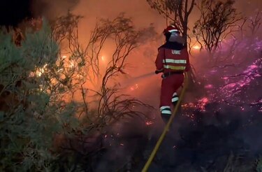Más de 1,000 evacuados en el norte de España por incendios