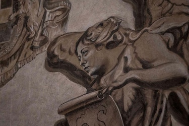 La polémica en Italia por el ángel restaurado con ‘la cara de Meloni’ en una iglesia de Roma