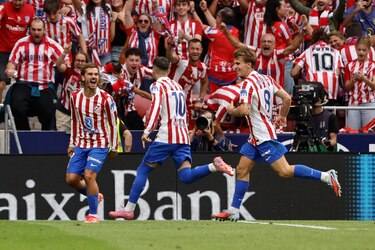 El Atlético de Madrid corta la racha triunfal del Real Madrid con una goleada