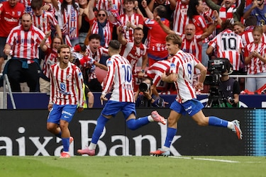 El Atlético de Madrid corta la racha triunfal del Real Madrid con una goleada