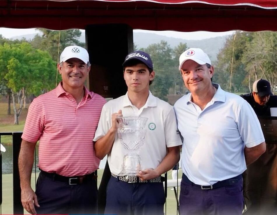 El golfista colombiano Mateo Payán se llevó la Copa Aníbal Rocky Galindo