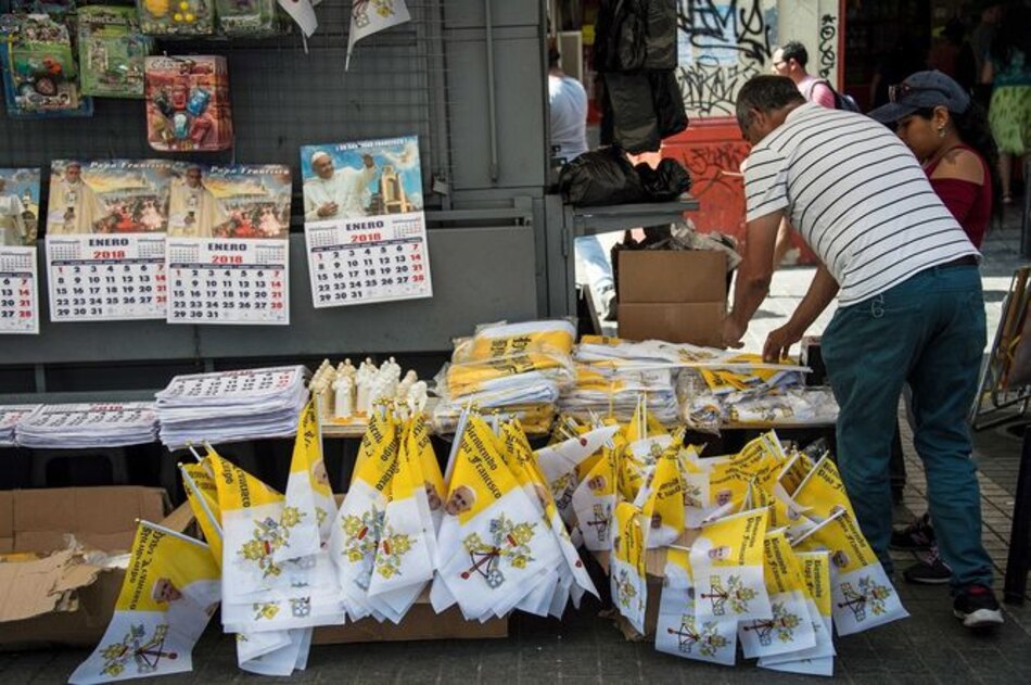 Chile ajusta últimos detalles para la llegada del papa Francisco