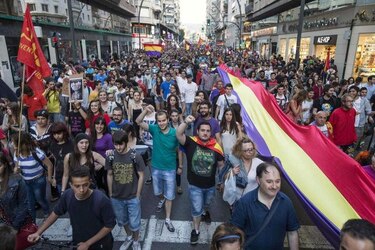 Nuevas marchas en España a favor de referéndum sobre la monarquía