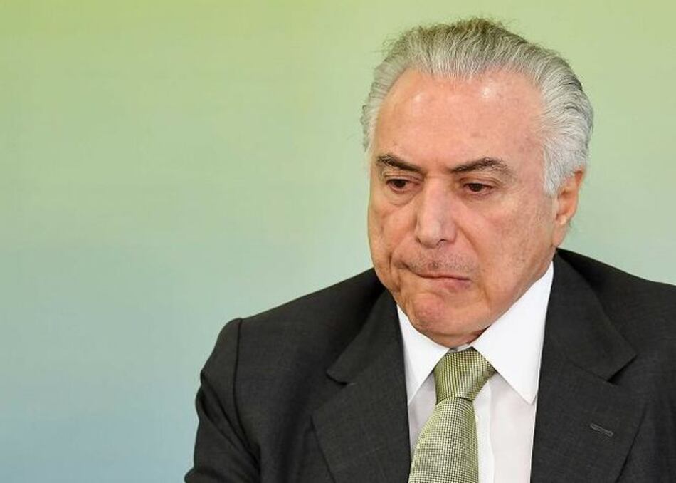 Abogados de Michel Temer presentarán su defensa el miércoles