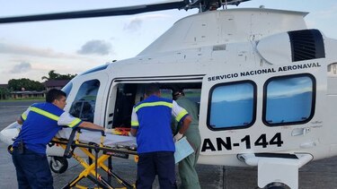 Rescatan a menor de edad en Bocas del Toro en el helicóptero ambulancia
