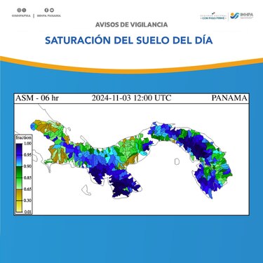 El 90% del suelo del país está saturado tras las intensas lluvias