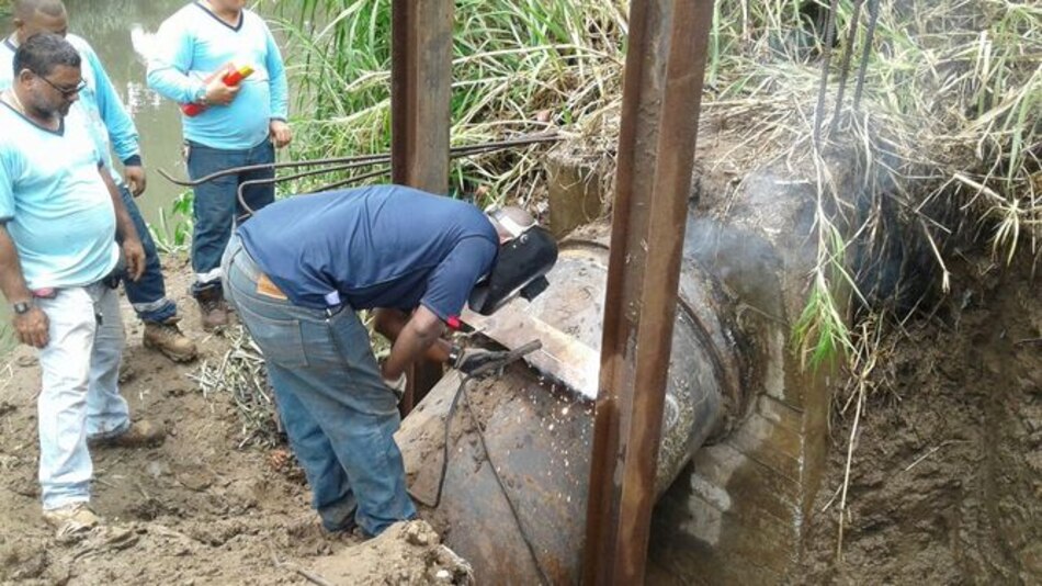 Tubería que abastece Panamá este sufre nuevo daño por presión de agua