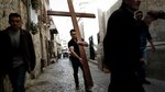 Miles de personas acuden a Jerusalén en Viernes Santo