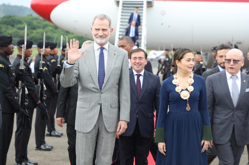 El Rey de España ya está en Panamá; se reunirá con Cortizo y Mulino