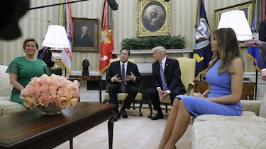 Sin declaraciones finaliza la reunión Varela-Trump en Washington