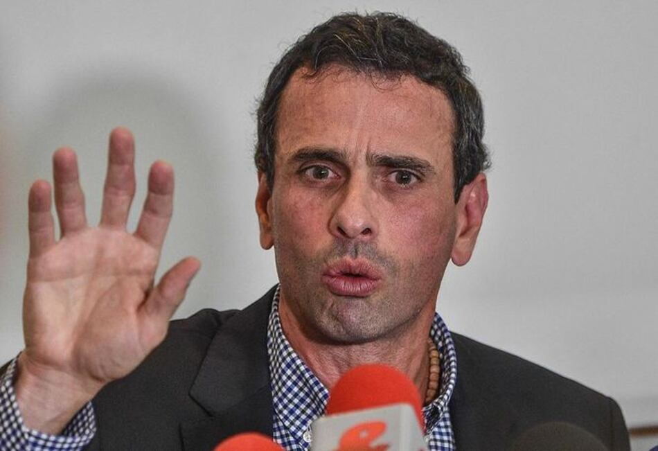 Henrique Capriles asegura que 'hay una dictadura' en Venezuela