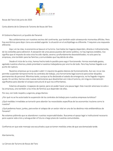 Empresarios turísticos de Isla Colón advierten que sus empresas ‘ya no pueden abrir’ por bloqueo de carreteras